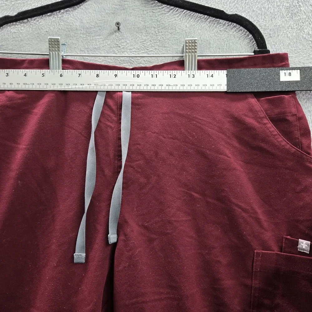 FIGS Women Scrub Pants L Red Yola Skinny‎ TW2000R PO#1619